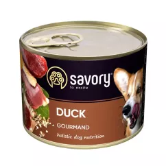 Влажный корм для взрослых собак Savory 200г (утка) (30464)