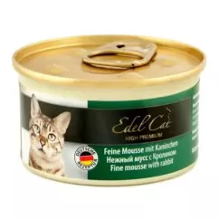 Влажный корм для котов Edel Cat 85 г (мусс с кроликом)