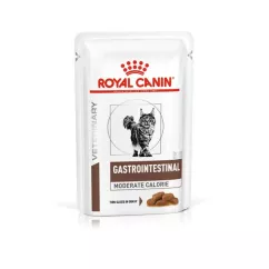 Влажный корм для кошек, при заболеваниях желудочно-кишечного тракта Royal Canin Gastro Intestinal Moderate Calorie 85 г (домашняя птица) (400900119)