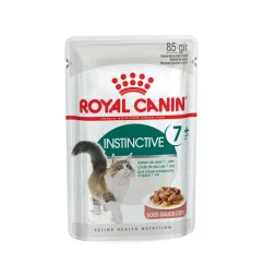 Вологий корм для літніх котів Royal Canin Instinctive Gravy 7+, 85 г (домашня птиця) (4083001)