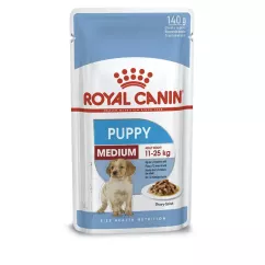 Влажный корм для щенков Royal Canin Medium Puppy 140г (домашняя птица) (10980149)
