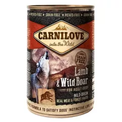 Вологий корм для собак Carnilove Lamb & Wild Boar 400г (ягня та кабан) (100131/529315)