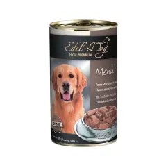 Влажный корм для собак Edel Dog 1200г (индейка и печень в соусе) (1000337/178027)