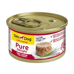 Вологий корм для собак GimDog LD Pure Delight 85г (тунець та яловичина) (G-513195/513058)