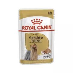 Влажный корм для взрослых собак породы йоркширский терьер Royal Canin Yorkshire Terrier Adult 85г (домашняя птица) (2040001)