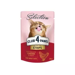 Влажный корм для кошек Club 4 Paws pouch 85 г (курица) (4820215368094)
