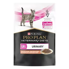Вологий корм пауч для кішок при захворюваннях сечовивідних шляхів Pro Plan Veterinary Diets Urinary 85 г (лосось) (12308816)