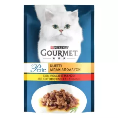 Purina Gourmet Perle pouch 85 г (курица и говядина) влажный корм для котов
