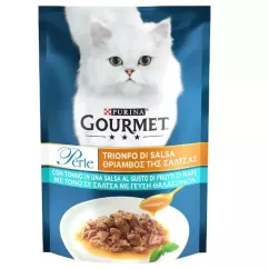 Purina Gourmet Perle pouch 85 г (тунец мини филе) влажный корм для котов