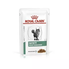 Вологий корм для котів із зайвою вагою Royal Canin Satiety Weight Management 85 г (домашня птиця) (1070001)