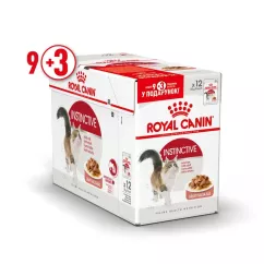 Вологий корм для котів pouch Royal Canin Instinctive Gravy 85г, 9+3 шт у подарунок (домашня птиця) (11491)