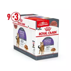 Влажный корм для кошек при ожирении и избыточном весе pouch Royal Canin Appetite Control Care Gravy 85г, 9+3 шт в подарок (домашняя птица) (11577)