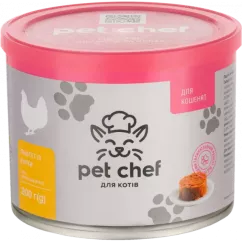 Мясной паштет для котят Pet Chef 200 г (курица) (4820255190075)