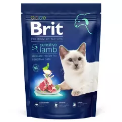 Brit Premium by Nature Cat Sensitive 800 г (ягненок) сухой корм для котов с чувствительным пищеварен
