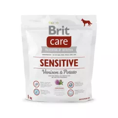 Brit Care Sensitive Venison & Potato 1 kg сухой корм для собак с чувствительным пищеварением