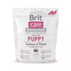 Brit Care Puppy Salmon & Potato 1 kg сухой корм для щенков всех пород