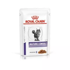 Вологий корм для літніх котів Royal Canin Senior Consult Stage 1, 85 г (домашня птиця) (40900019)