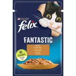 Felix Fantastic 85 г (індичка) вологий корм для котів