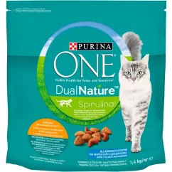 Purina One Dual Nature 1,4 кг (курица) сухой корм для котов