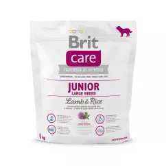 Brit Care Junior Large Breed Lamb and Rice 1 kg сухий корм для цуценят та молодих собак великих порі