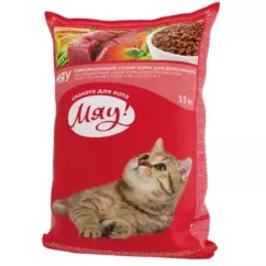 Сухий корм для дорослих котів МЯУ 11 кг (курка) (B1240302)