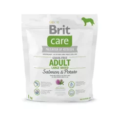 Brit Care Adult Large Breed Salmon & Potato 1 kg сухой корм для взрослых собак крупных пород
