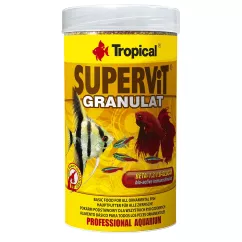 Tropical Supervit Granulat Сухой корм для всех аквариумных рыб в гранулах 250 мл