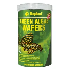 Tropical Green Algae Wafers Сухой корм для травоядных донных рыб в пластинках 1 л