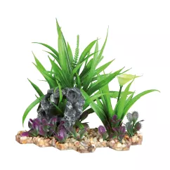 Декорация для аквариума Trixie растения на подставке 18 см (пластик) (89302)