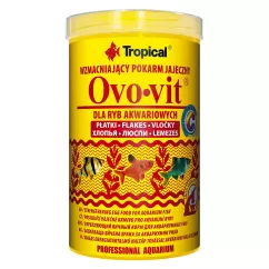Tropical Ovo-Vit Сухий корм для всіх акваріумних риб у пластівцях 1 л