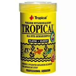 Сухий корм для акваріумних риб Tropical в пластівцях «Tropical» 100 мл (для всіх акваріумних риб) (77023)