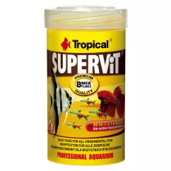 Tropical Supervit Сухий корм для всіх акваріумних риб у пластівцях 100 мл
