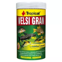 Tropical Welsi Gran Сухий корм для акваріумних донних риб у гранулах 250 мл
