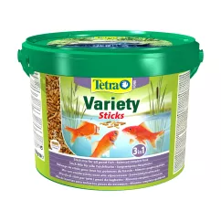 Tetra Variety Sticks Сухой корм для всех прудовых рыб 10 л