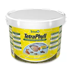 Tetra TetraPhyll Сухой корм для травоядных рыб в хлопьях 10 л