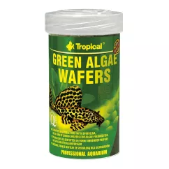 Tropical Green Algae Wafers Сухий корм для травоїдних донних риб у пластинках 100 мл