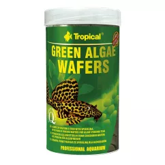 Tropical Green Algae Wafers Сухий корм для травоїдних донних риб у пластинках 250 мл