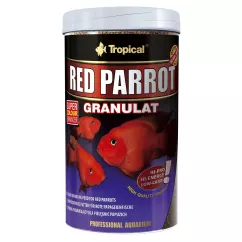Tropical Red Parrot Granulat Сухой корм для аквариумных рыб-попугаев в гранулах 250 мл
