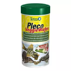 Tetra Pleco Veggie Wafers Сухой корм для травоядных донных рыб в пластинках 100 мл
