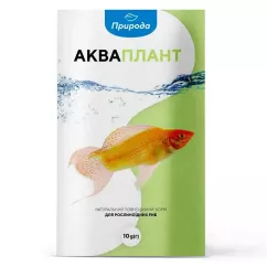 Натуральный корм для аквариумных рыб Природа «Акваплант» 10 г (для травоядных рыб) (4820157401125)