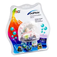 Декорація для акваріума KW Zone Dophin Морська раковина з розпилювачем 6 x 6 x 6 см (пластик)