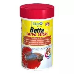 Tetra Betta Larva Sticks Сухой корм для аквариумных рыб петушков в палочках 100 мл