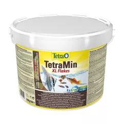 Tetra TetraMin XL Flakes Сухой корм для всех аквариумных рыб в хлопьях 10 л