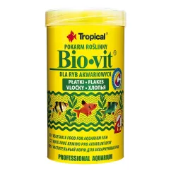 Tropical Bio-Vit Сухий корм для травоїдних риб у пластівцях 250 мл