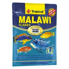 Tropical Malawi Сухой корм для аквариумных травоядных цихлид в хлопьях 12 г