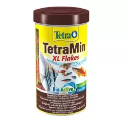 Tetra TetraMin XL Flakes Сухой корм для всех аквариумных рыб в хлопьях 1 л