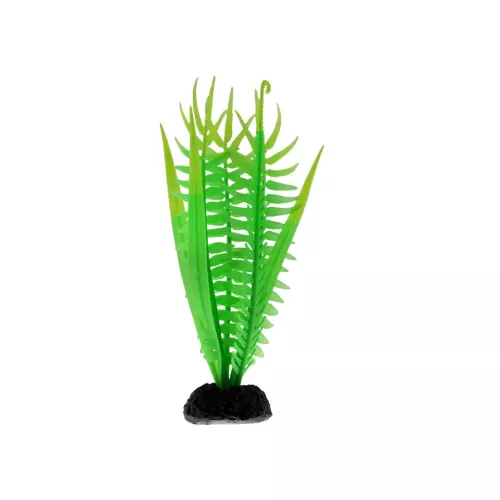 Декорація для акваріума рослина силіконова Deming Композиція папоротей 11 х 19 см (AM309482SB) - фото №4