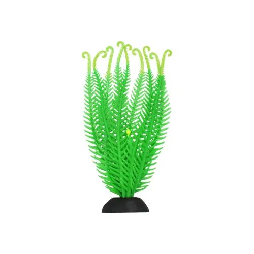 Декорация для аквариума растение силиконовое Deming Папоротник 10.5 х 18 см (AM309501SB) - фото №2