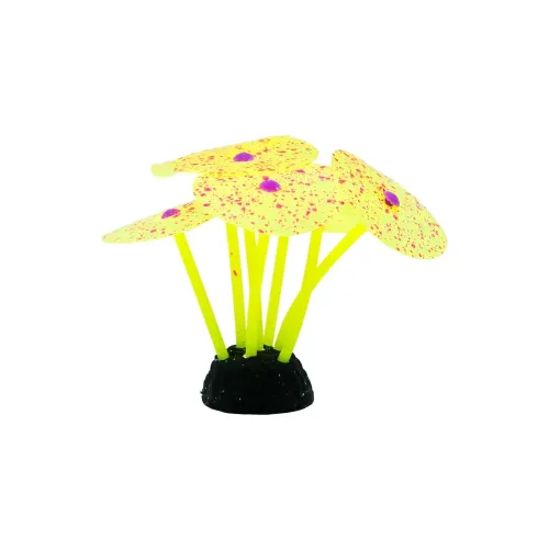 Декорація для акваріума рослина силіконова Deming Плямисті гриби 11 х 9 см (AM209033PT) - фото №5