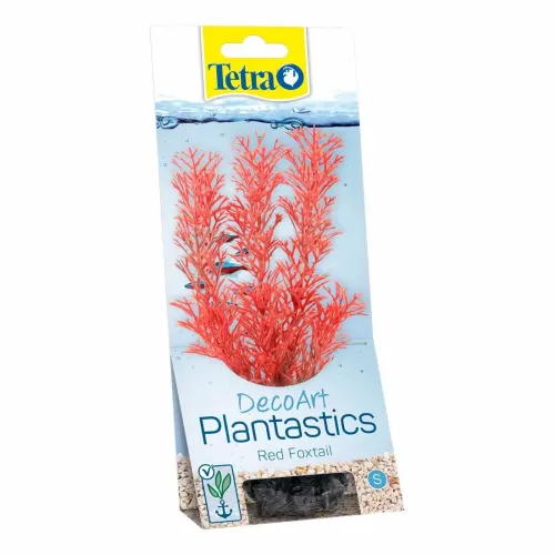 Декорация для аквариума Tetra DecoArt Plantastics растение с утяжелителем "Red Foxtail" L 30 см (пластик) (270657) - фото №2